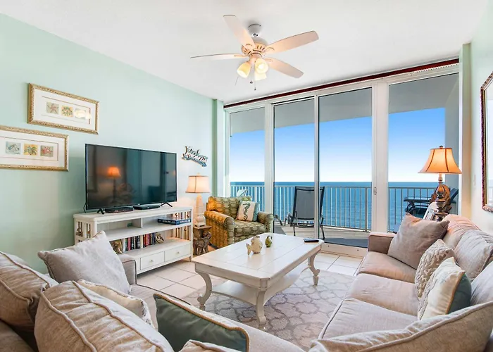 Gulf-front W Amazing View Balcony Ac & Shared Pools Hot Tubs & Gym *