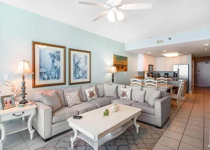 Gulf-front W Amazing View Balcony Ac & Shared Pools Hot Tubs & Gym * Gulf Shores