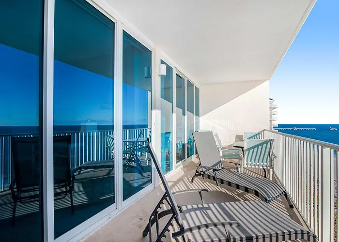 Gulf-front W Amazing View Balcony Ac & Shared Pools Hot Tubs & Gym Holiday home Gulf Shores