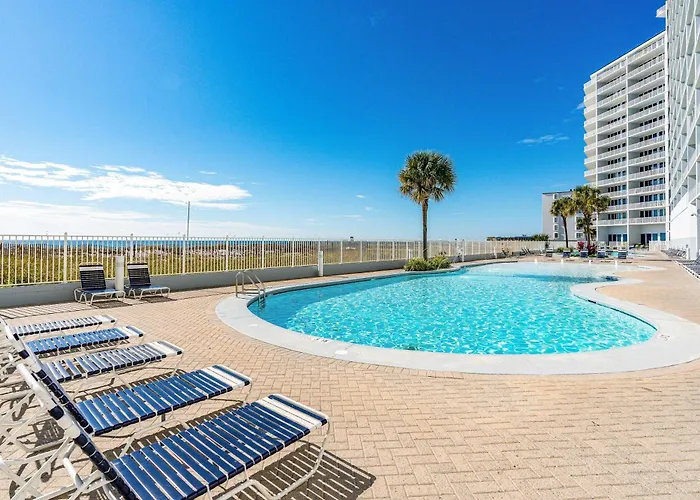 Gulf-front W Amazing View Balcony Ac & Shared Pools Hot Tubs & Gym *